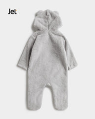 JET GREY MOON & TEDDY FLEECE ROMPER