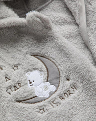 JET GREY MOON & TEDDY FLEECE ROMPER