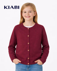 KIABI SOFT BURGUNDY ECO DESIGNED CARDIGAN