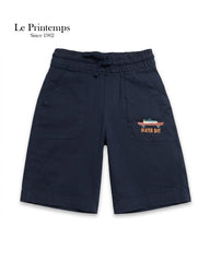 LE PRINTEMPTS RED SKATE SQUAD T-SHIRT WITH SHORTS 2 PCS SET