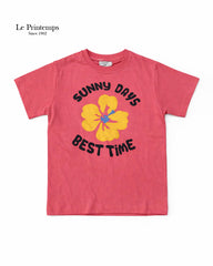 LE PRINTEPMS SUNNY DAYS PRINTED SHORT SLEEVE T-SHIRT
