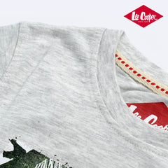 LEE COOPER GREY AUTHENTIC DENIM PRINTED TSHIRT