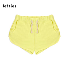 LEFTIES YELLOW GIRLS SHORTS