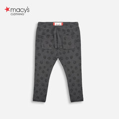 MACYS CHARCOAL LEOPARD PRINT LEGGING -MYS10