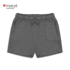 MACYS CHARCOAL SIDE POCKET SHORT