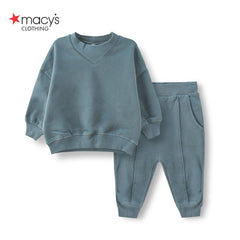 MACYS DARK BLUE SWEATSHIRT WITH TROUSER SET