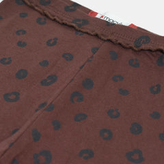 MACYS DARK BROWN LEOPARD PRINT LEGGING -MYS14