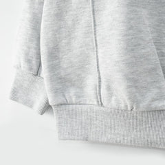 MACYS HEATHER GREY PLAIN SWEATSHIRT