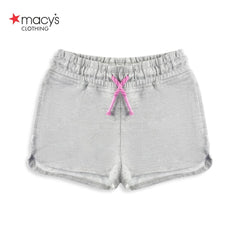 MACYS LIGHT GREY PLAIN GIRLS SHORTS