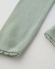 MACYS MINT GREEN RIBBED LEGGING
