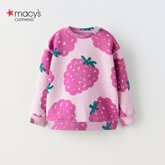 MACYS PINK RASPBERRY SWEATSHIRT 2 PCS SET