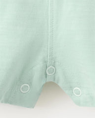 MANGO AQUA GREEN COTTON DUNGAREE