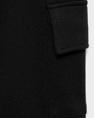 MANGO BLACK COTTON CARGO JOGGER TROUSER 17084422