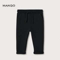 MANGO BLACK GIRLS COTTON JOGGER TROUSER -0812