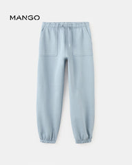 MANGO BLUE COTTON JOGGER TROUSER 27021231