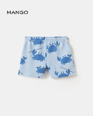 MANGO BLUE CRAB JOGGER BERMUDS SHORTS