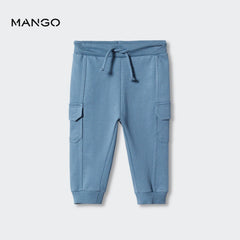 MANGO BLUE JOGGER STYLE TROUSER 47072520