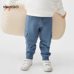 MANGO BLUE JOGGER STYLE TROUSER 47072520
