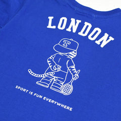 MANGO BLUE LONG SLEEVE T-SHIRT