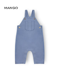 MANGO BLUE PLAIN COTTON DUNGAREE