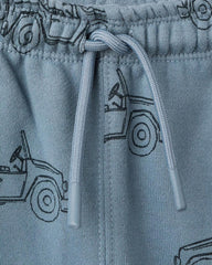 MANGO BLUE PRINTED COTTON JOGGER TROUSER