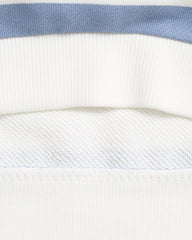 MANGO BLUE STRIPED COTTON BLEND SWEATSHIRT 17013291