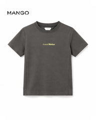 MANGO CORAL PERMANENT VACATION COTTON T-SHIRT