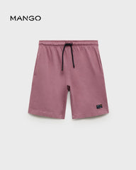 MANGO CHERRY COMFY FIT SHORTS WITH DRAWSTRINGS