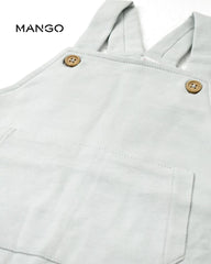 MANGO COTTON DUNGAREE WITH KANGAROO POCKET