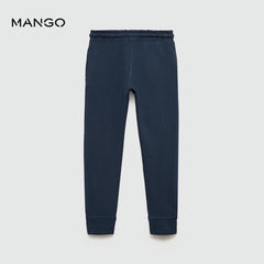 MANGO DARK NAVY FRANCIA JOGGER STYLE TROUSER 77083271