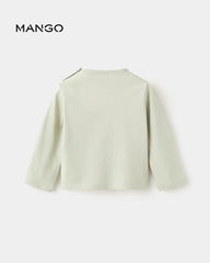 MANGO GREEN BEE HAPPY PURE COTTON T-SHIRT