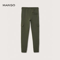 MANGO GREEN CARGO JOGGER TROUSER 27042002