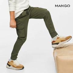 MANGO GREEN CARGO JOGGER TROUSER 37087716