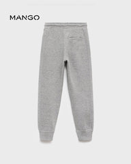 MANGO GREY PIQUE JOGGER TROUSER 17044418