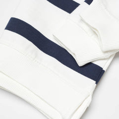 MANGO HOLIDAY NAVY STRIPED SWEATSHIRT 67056003