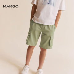 MANGO KHAKI CARGO POCKET BERMUDA SHORT 47084405