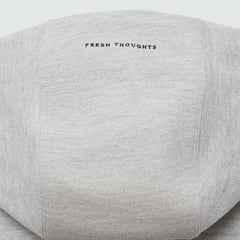 MANGO LIGHT GREY FRESH THOUGHT HOODIE