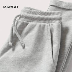 MANGO LIGHT GREY JOGGER TROUSER 37001059