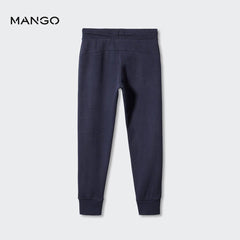 MANGO NAVY BLUE JOGGER STYLE TROUSER 62519