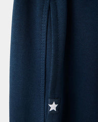MANGO NAVY COTTON JOGGER STYLE TROUSER 37093310