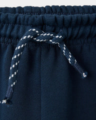 MANGO NAVY COTTON JOGGER STYLE TROUSER 37093310