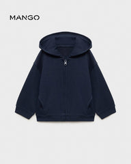 MANGO NAVY DINAB ZIPPER HOODIE 77094768