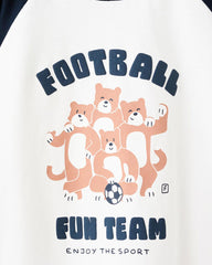 MANGO NAVY FUN TEAM PRINTED COTTON T-SHIRT 27091260