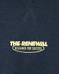 MANGO NAVY LOOSE FIT RENEWAL HOODIE