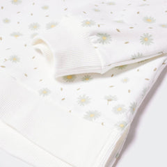 MANGO OFF WHITE FLORAL PRINTED SWEATSHIRT 47024011