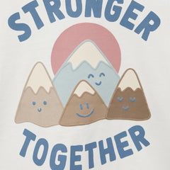 MANGO OFF WHITE STRONGER TOGETHER T-SHIRT