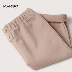MANGO PINK COTTON JOGGER STYLE TROUSER 0890