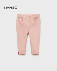 MANGO PINK COTTON SKINNY JEANS 87000630