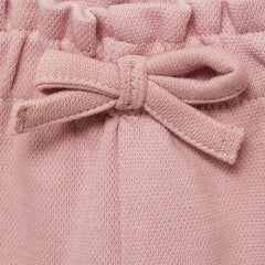 MANGO PINK COTTON TROUSER WITH ADJUSTABLE DRAWSTRING