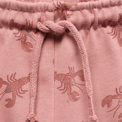 MANGO ROSE PINK LOBSTER PRINTED SHORTS